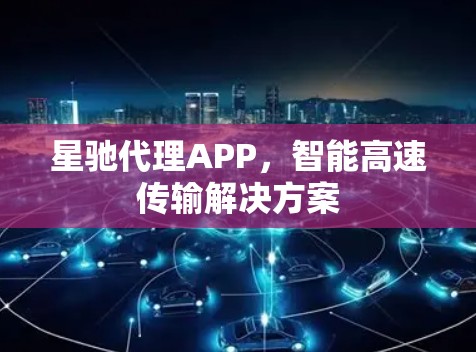星驰代理APP,智能高速传输解决方案